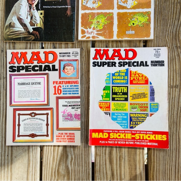 Vintage Mad Magazine Super Special Collection Seventies Comics set of 6 - Picture 6 of 15